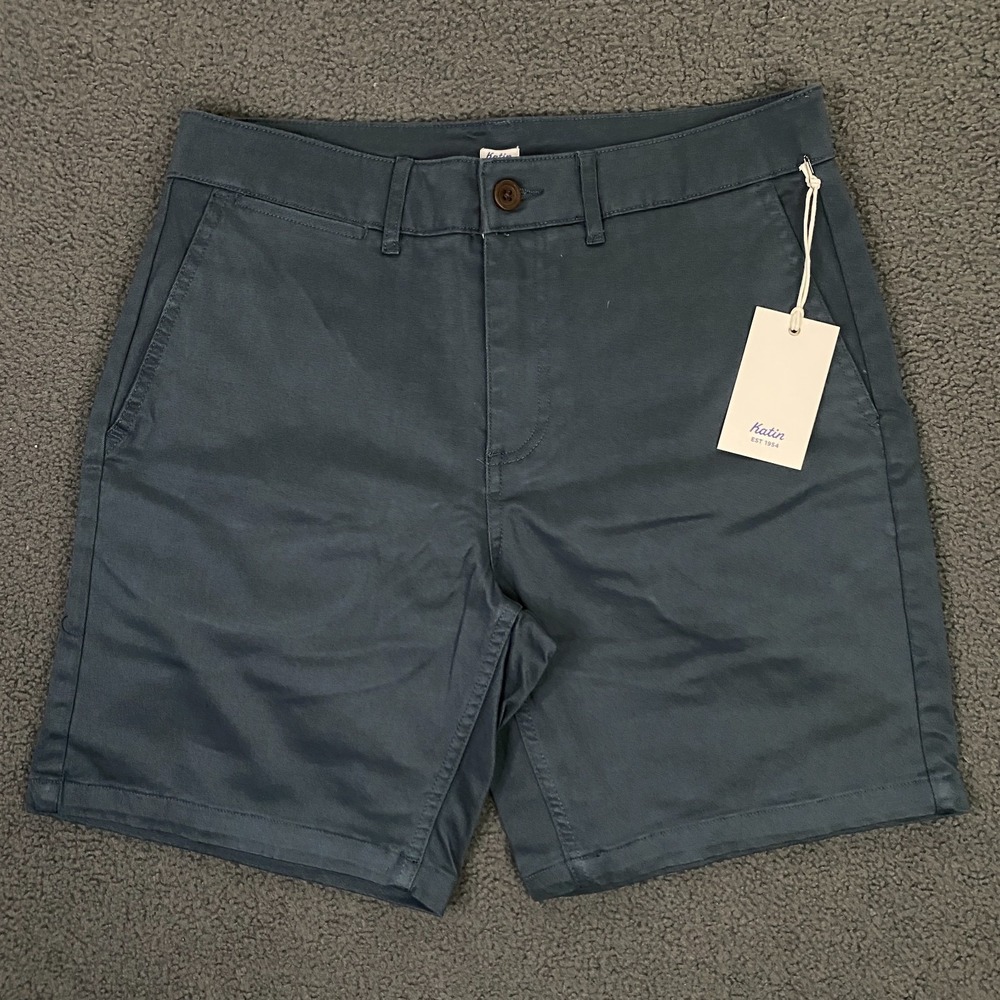 Katin Cove Short Mens size 30 Slim Fit Blue Chino Beach Surf Skate NWT